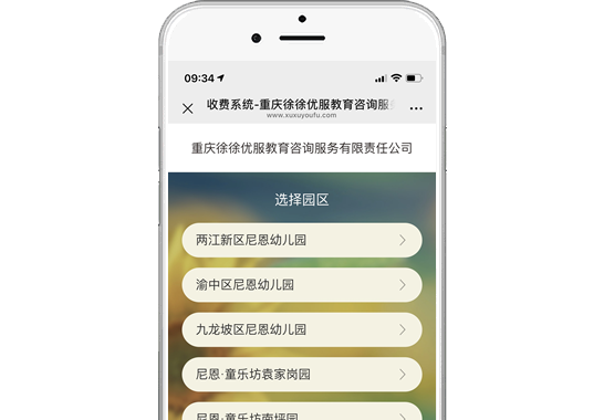 收費(fèi)系統(tǒng)-重慶徐徐優(yōu)服教育咨詢(xún)服務(wù)有限責(zé)任公司